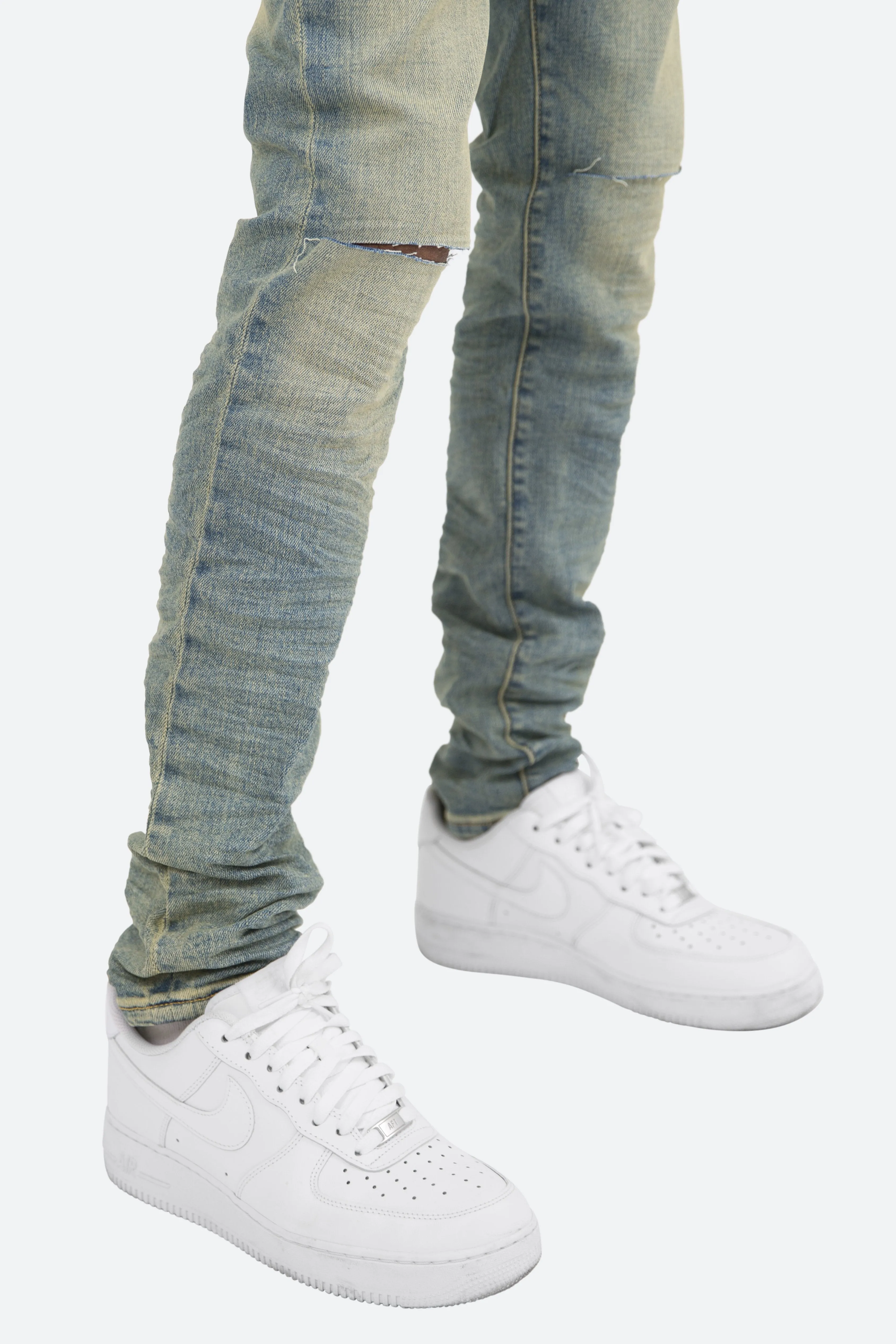 X6 Stretch Denim - Light Blue