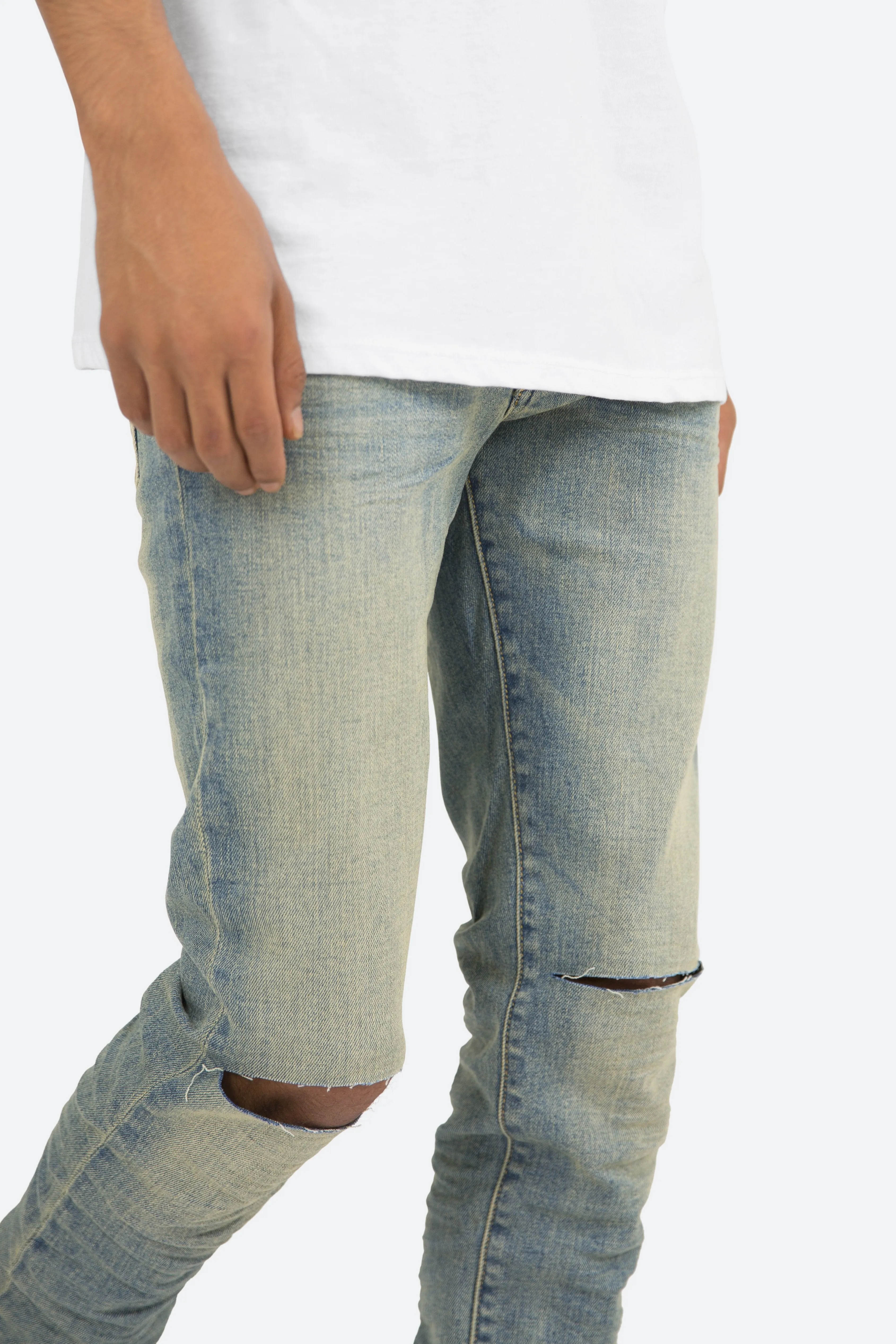 X6 Stretch Denim - Light Blue